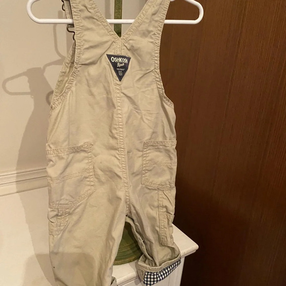 Oshkosh B’Gosh Khaki Overalls - Picture 6 of 9